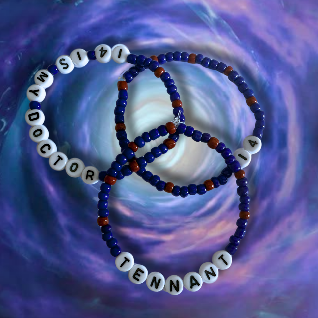 Fourteenth Doctor (David Tennant) Doctor Who Bracelets | LGBTQIA+ Supporting Jewellery