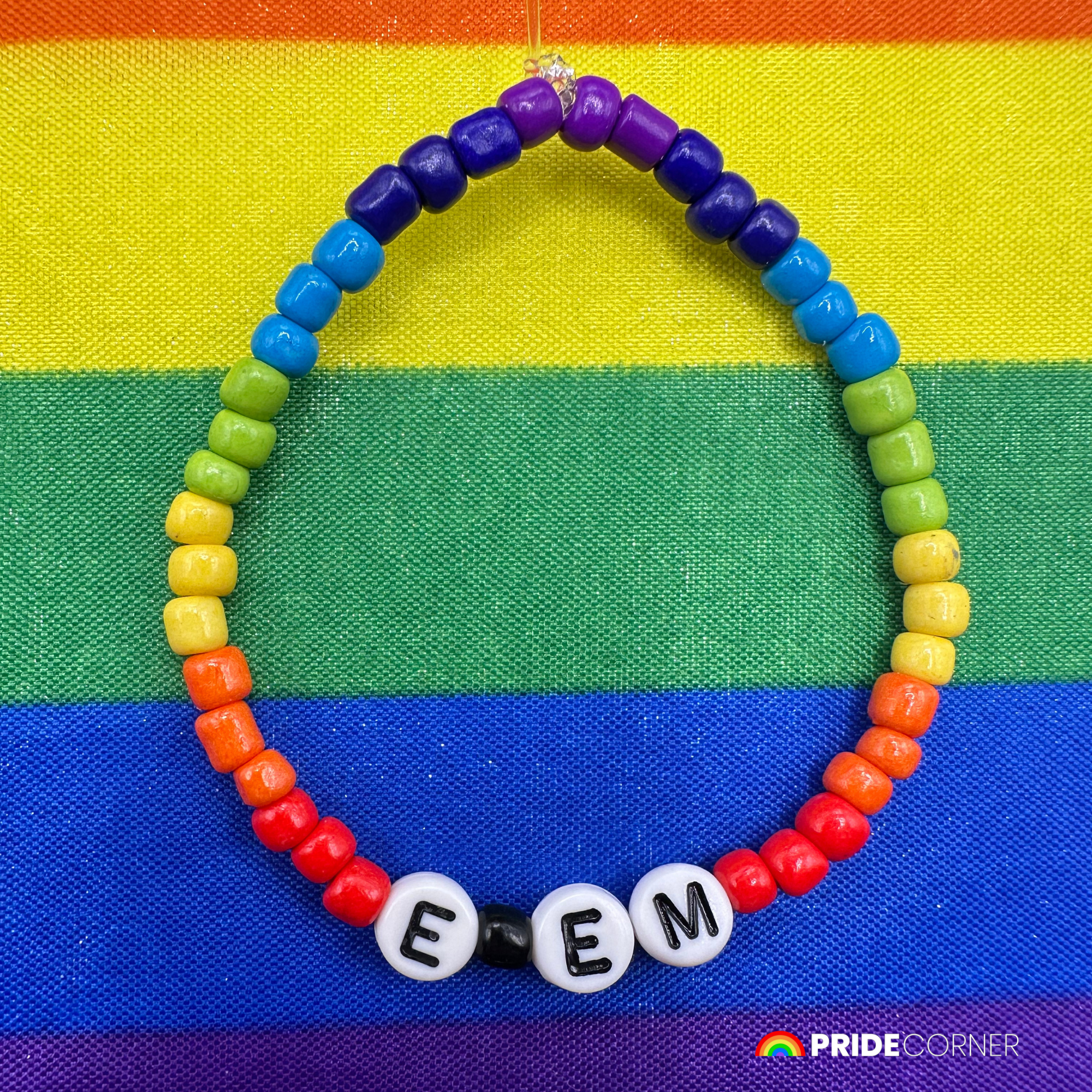 E/Em Pronoun Bracelets | LGBTQIA+ Pride Beaded Jewellery