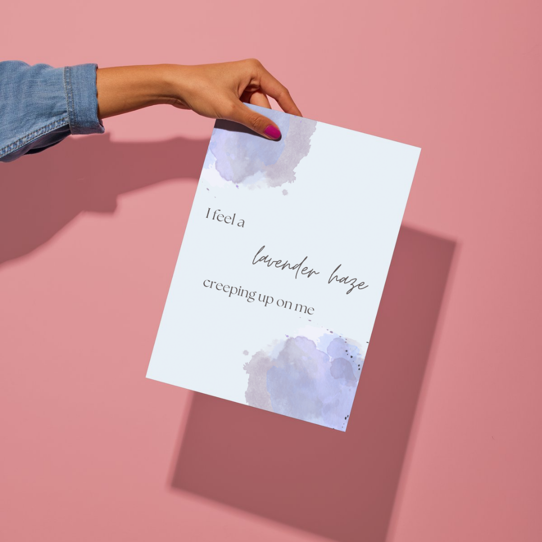 Lavender Haze Taylor Swift Wall Art Print – 8x10 Digital Download | LGBTQIA+ Supporting Prints