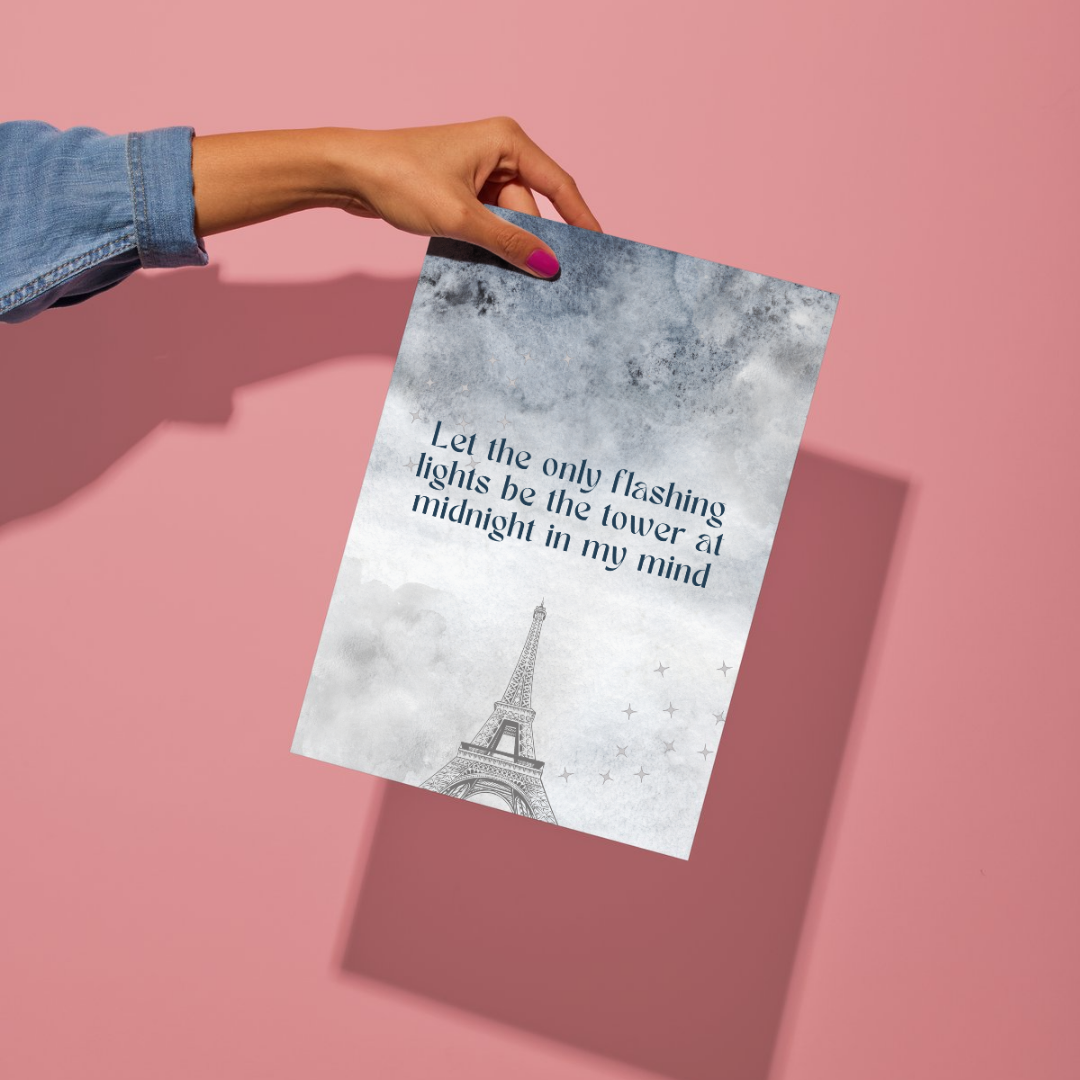Paris Taylor Swift Wall Art Print – 8x10 Digital Download | LGBTQIA+ Supporting Prints