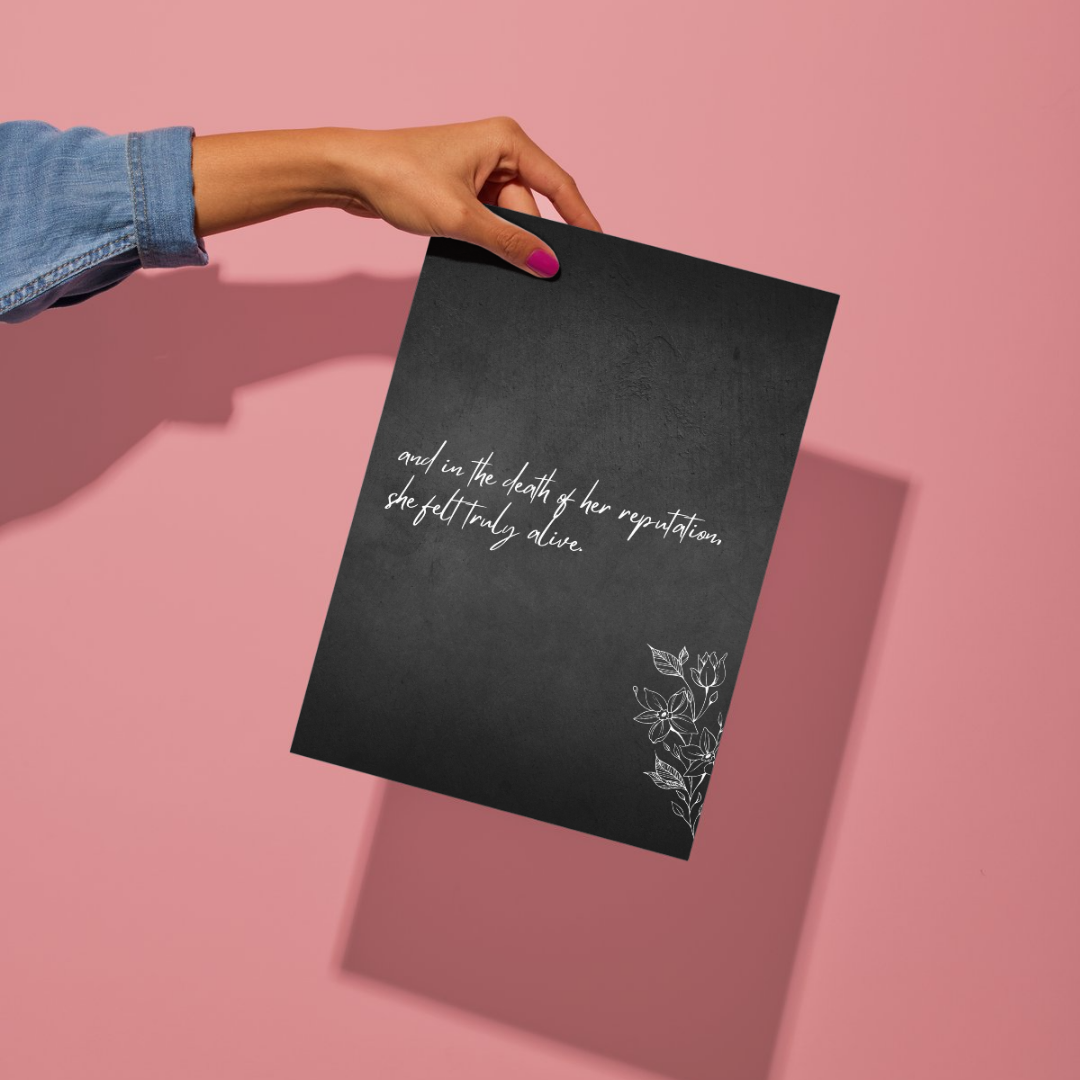 In The Death of Her Reputation Taylor Swift Wall Art Print – 8x10 Digital Download | LGBTQIA+ Supporting Prints