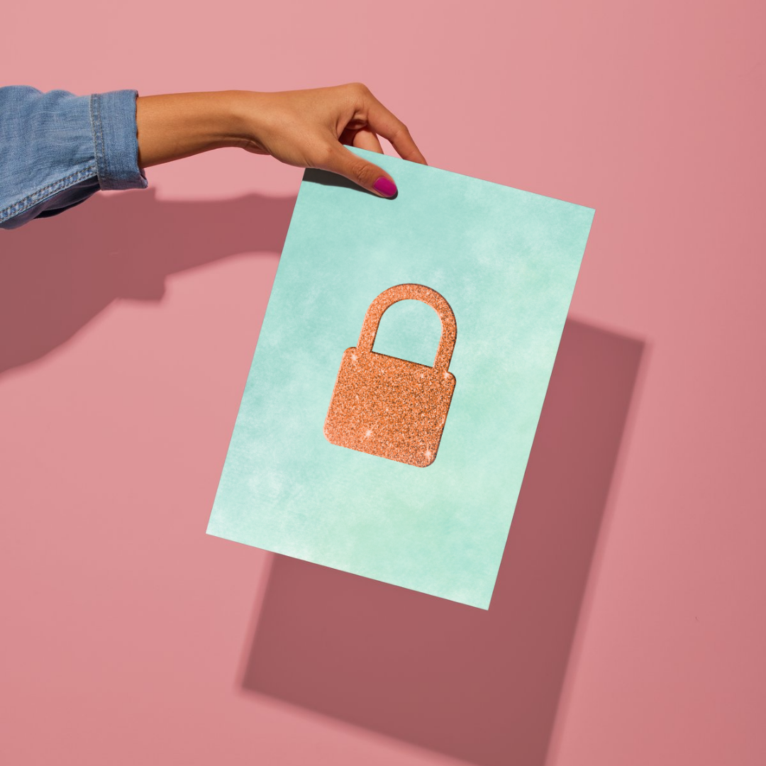 Orange Padlock Taylor Swift Wall Art Print – 8x10 Digital Download | LGBTQIA+ Supporting Prints
