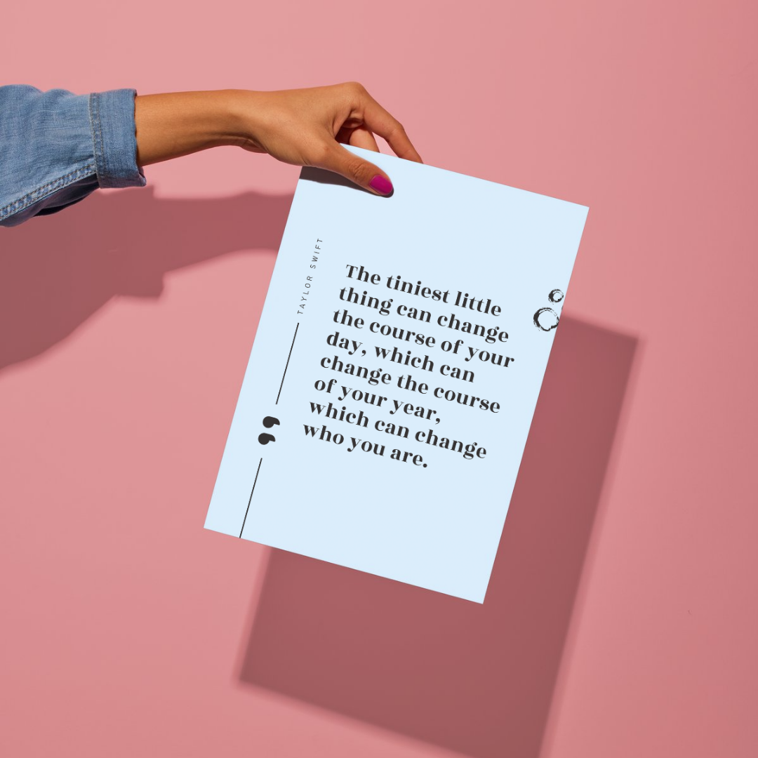 Change Quote Taylor Swift Wall Art Print – 8x10 Digital Download | LGBTQIA+ Supporting Prints