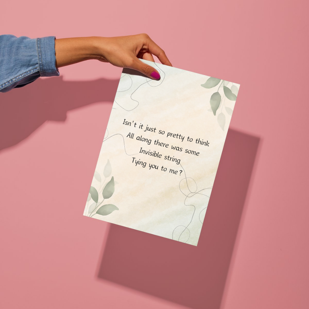 Invisible String Taylor Swift Wall Art Print – 8x10 Digital Download | LGBTQIA+ Supporting Prints