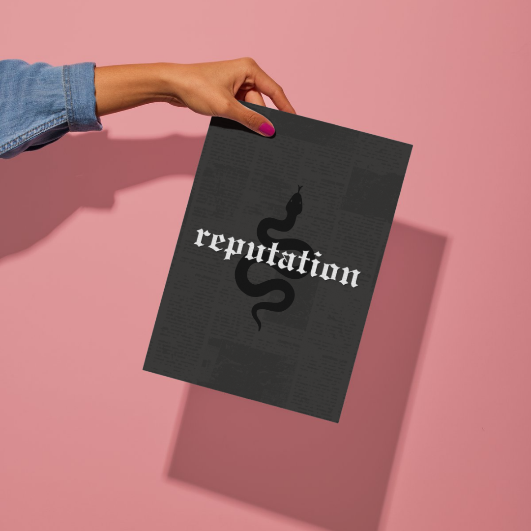 Reputation Taylor Swift Wall Art Print – 8x10 Digital Download | LGBTQIA+ Supporting Prints