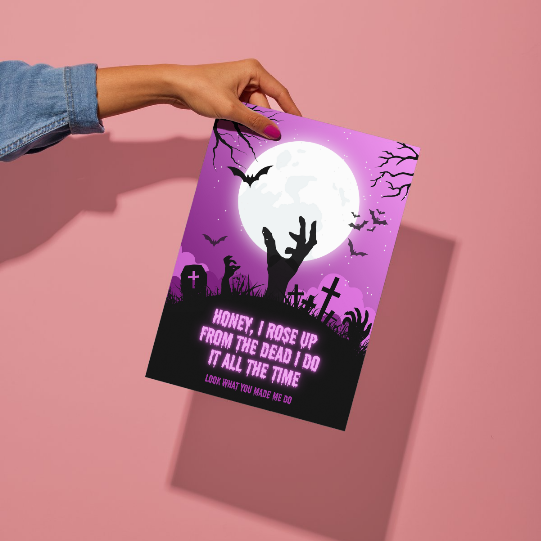 Look What You Made Me Do Taylor Swift Wall Art Print – 8x10 Digital Download | LGBTQIA+ Supporting Prints