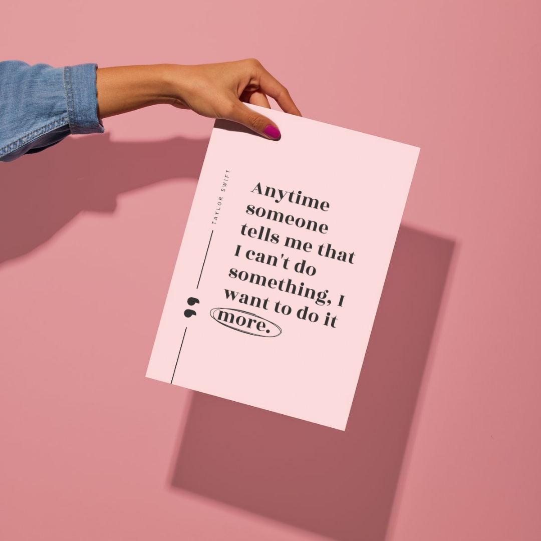 Want to Do It More Quote Taylor Swift Wall Art Print – 8x10 Digital Download | LGBTQIA+ Supporting Prints