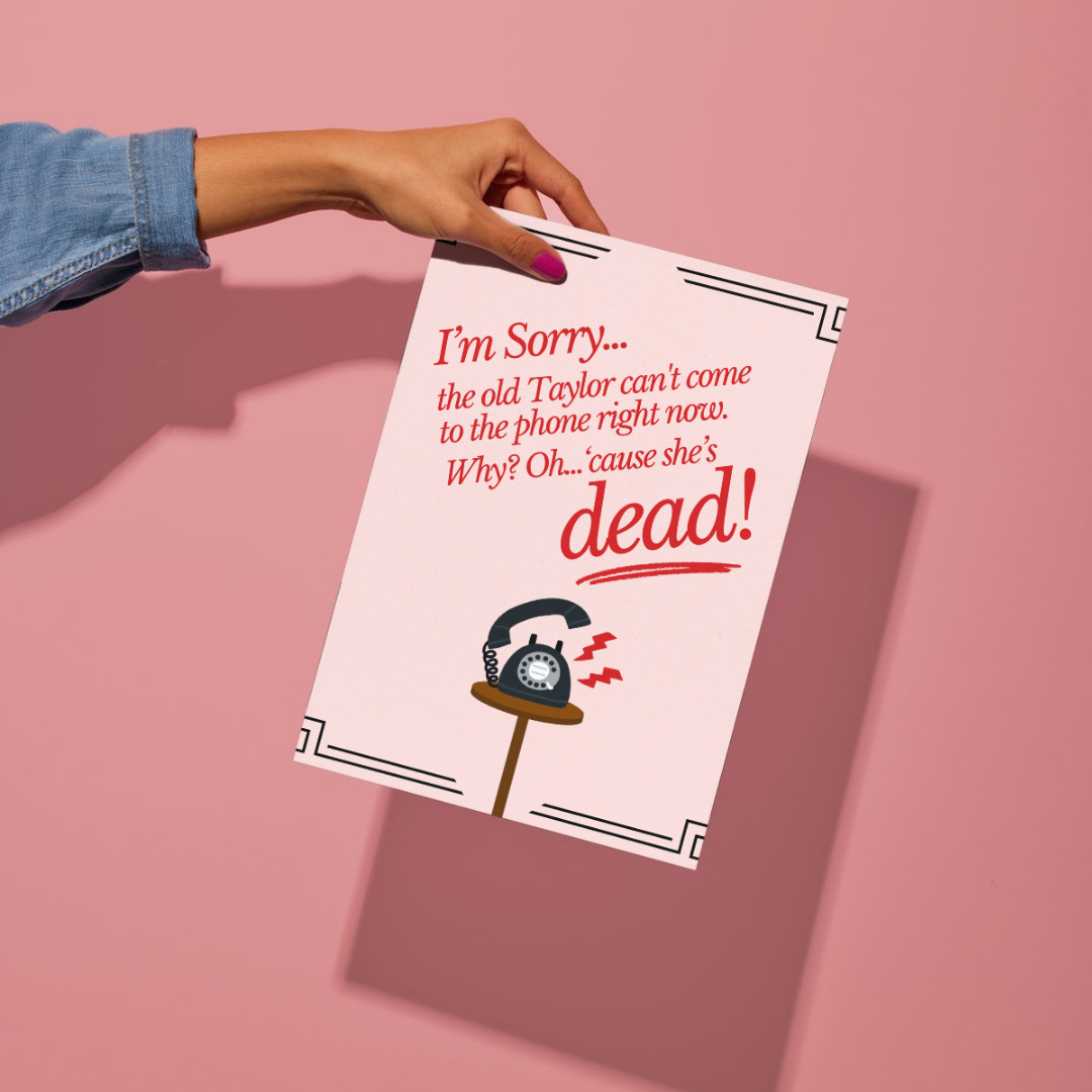 The Old Taylor Taylor Swift Wall Art Print – 8x10 Digital Download | LGBTQIA+ Supporting Prints