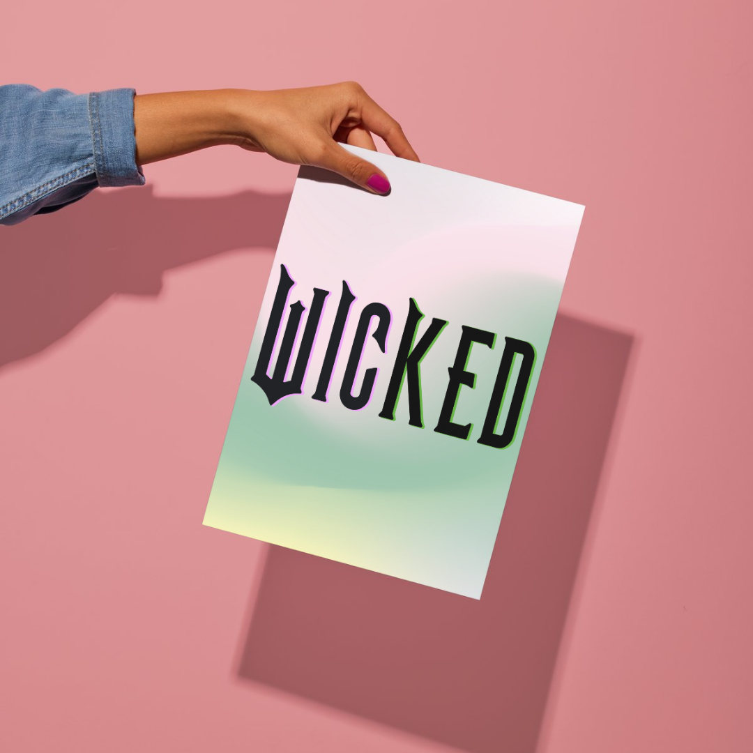 Wicked Wall Art Print – 8x10 Digital Download | LGBTQIA+ Supporting Prints