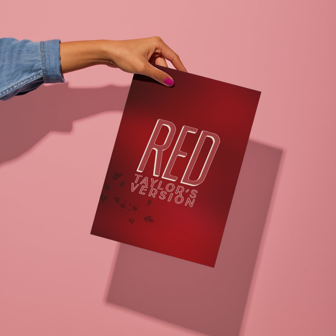 Red (Taylor's Version) Taylor Swift Wall Art Print – 8x10 Digital Download | LGBTQIA+ Supporting Prints