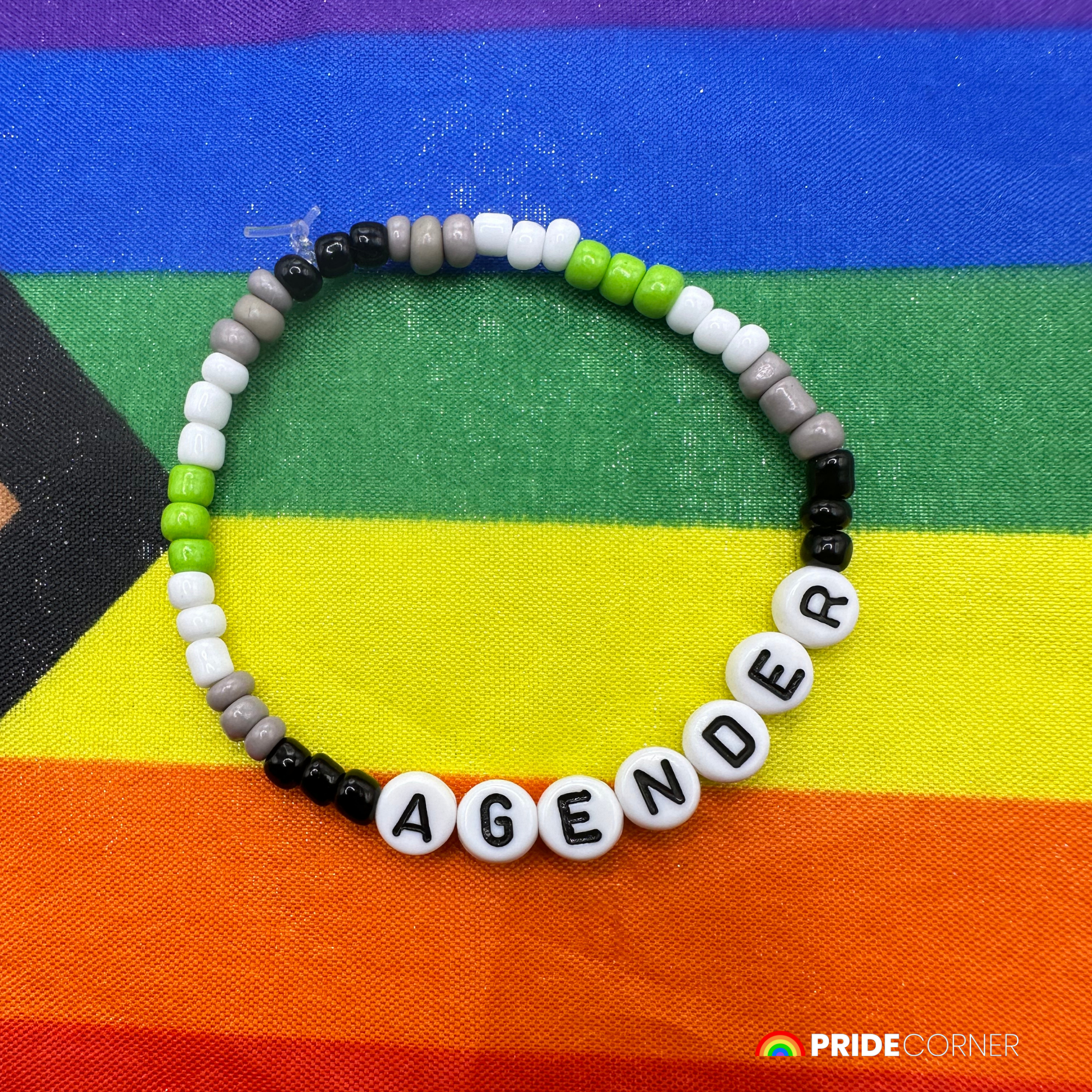 Agender Beaded Bracelets | LGBTQIA+ Inclusive Pride Jewellery
