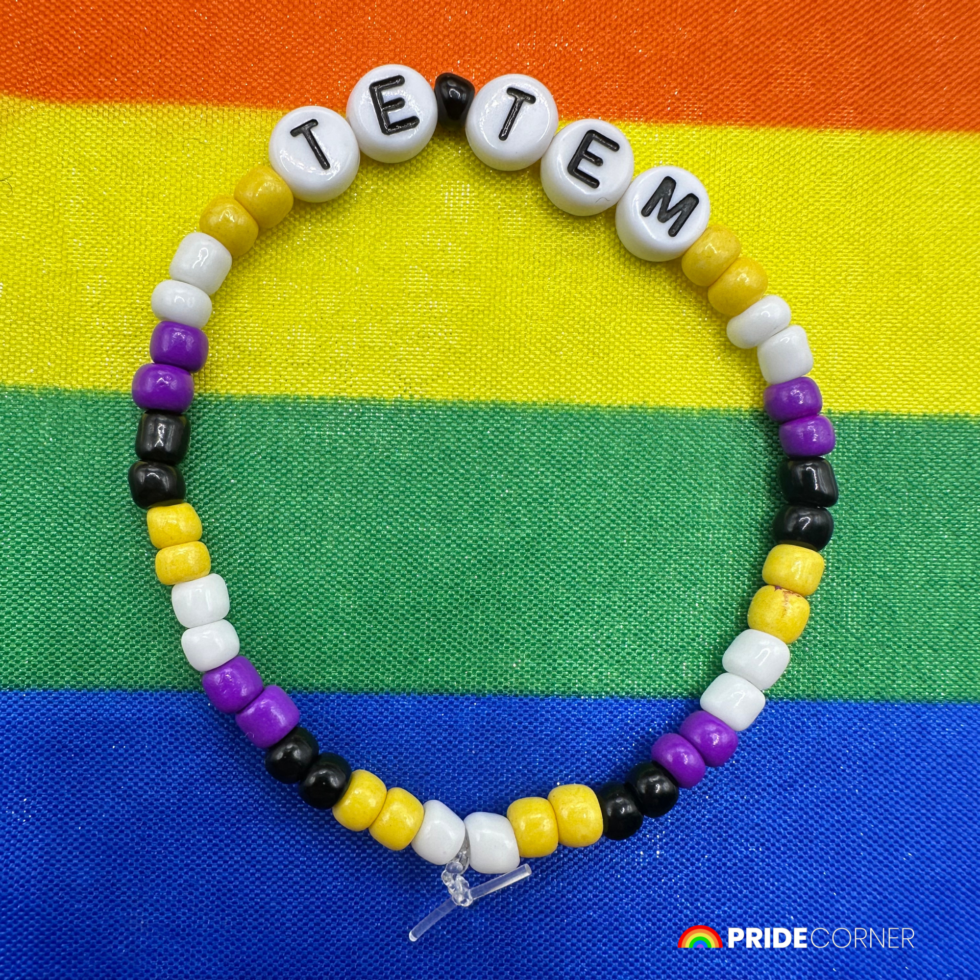 Te/Tem Pronoun Bracelets | LGBTQIA+ Pride Beaded Jewellery