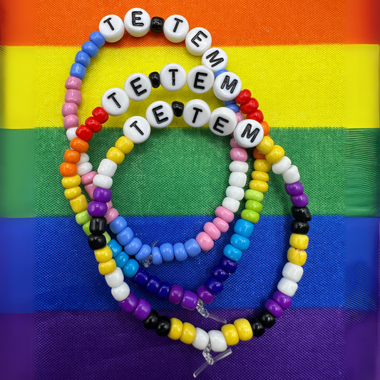 Te/Tem Pronoun Bracelets | LGBTQIA+ Pride Beaded Jewellery