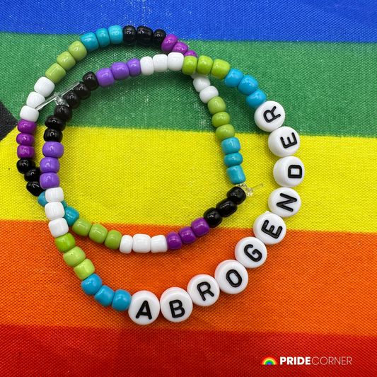 Abrogender Beaded Bracelets | LGBTQIA+ Inclusive Pride Jewellery