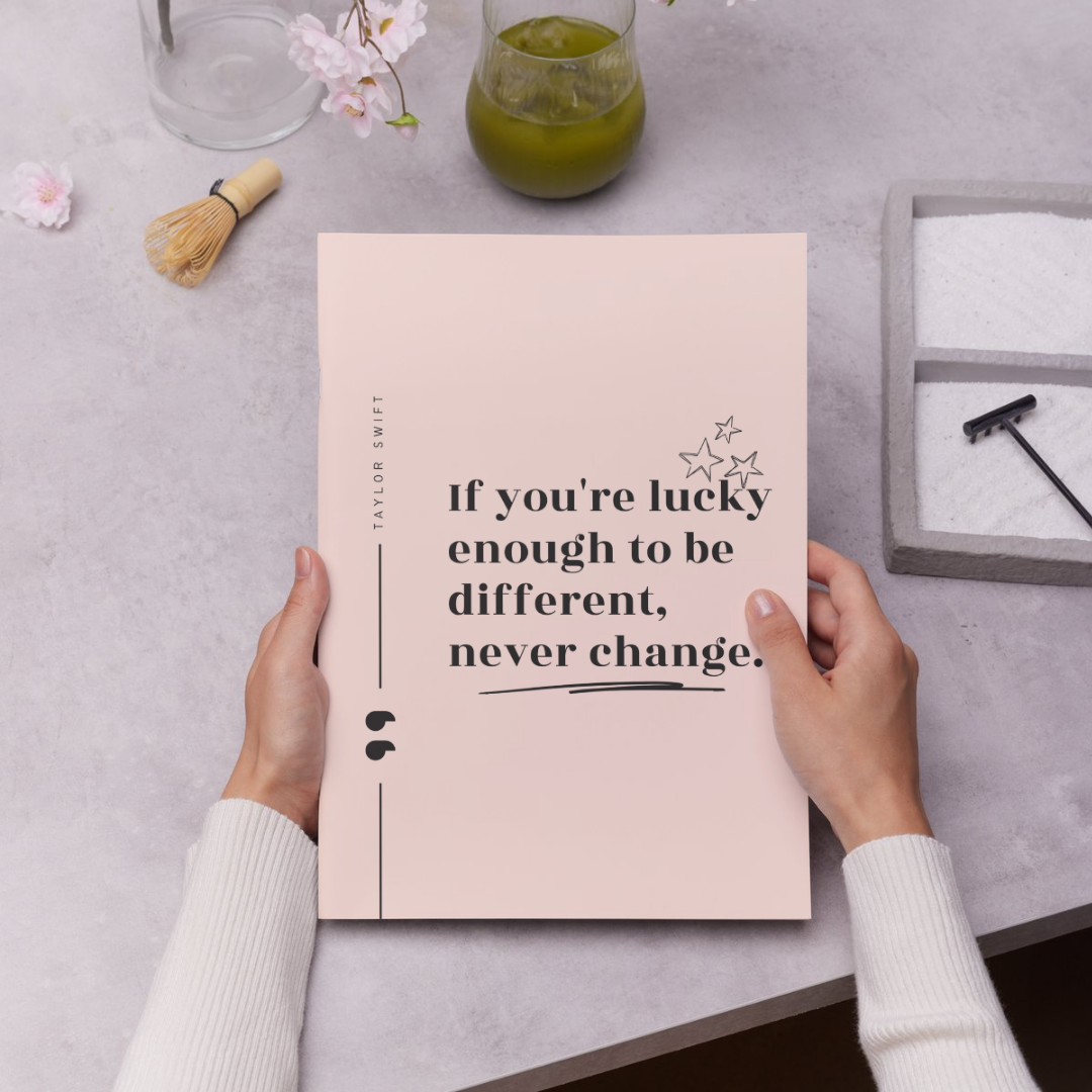 Be Different Quote Taylor Swift Wall Art Print – 8x10 Digital Download | LGBTQIA+ Supporting Prints