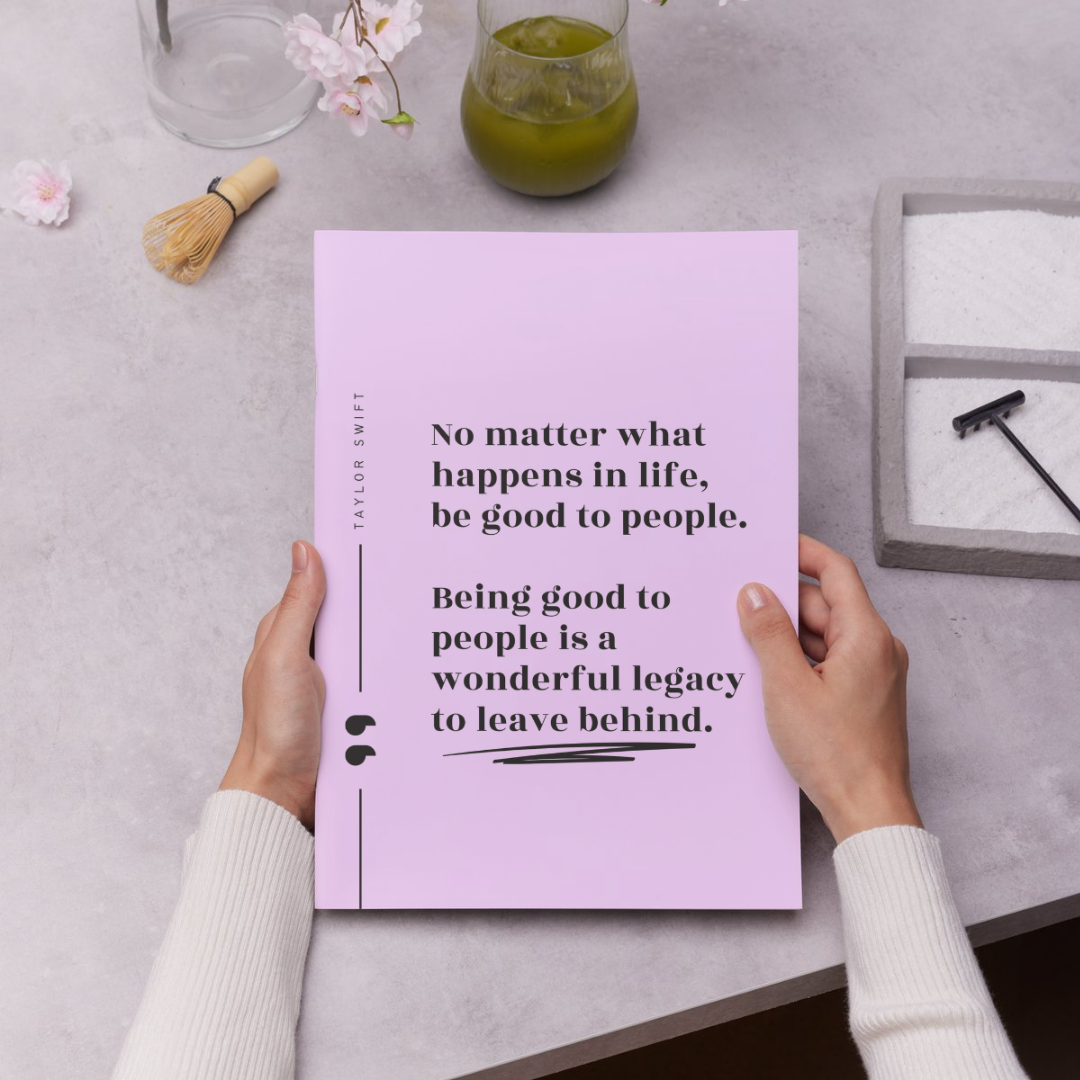 Be Good To People Quote Taylor Swift Wall Art Print – 8x10 Digital Download | LGBTQIA+ Supporting Prints