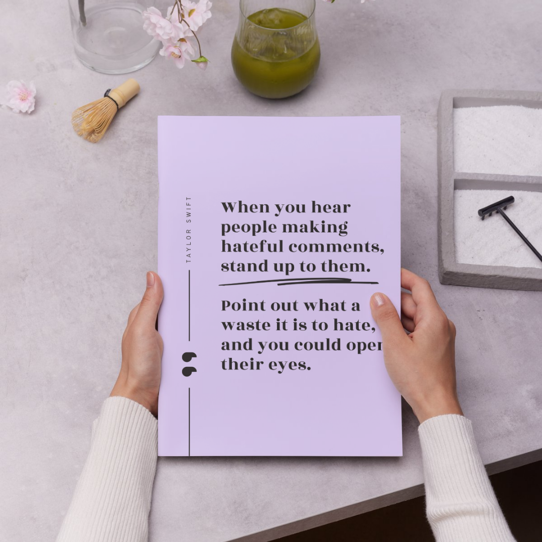 Stand Up To Them Quote Taylor Swift Wall Art Print – 8x10 Digital Download | LGBTQIA+ Supporting Prints