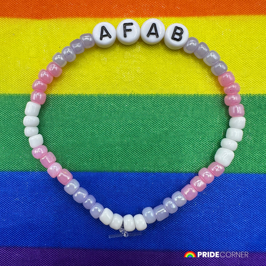 AFAB Beaded Bracelet | LGBTQIA+ Inclusive Pride Jewellery