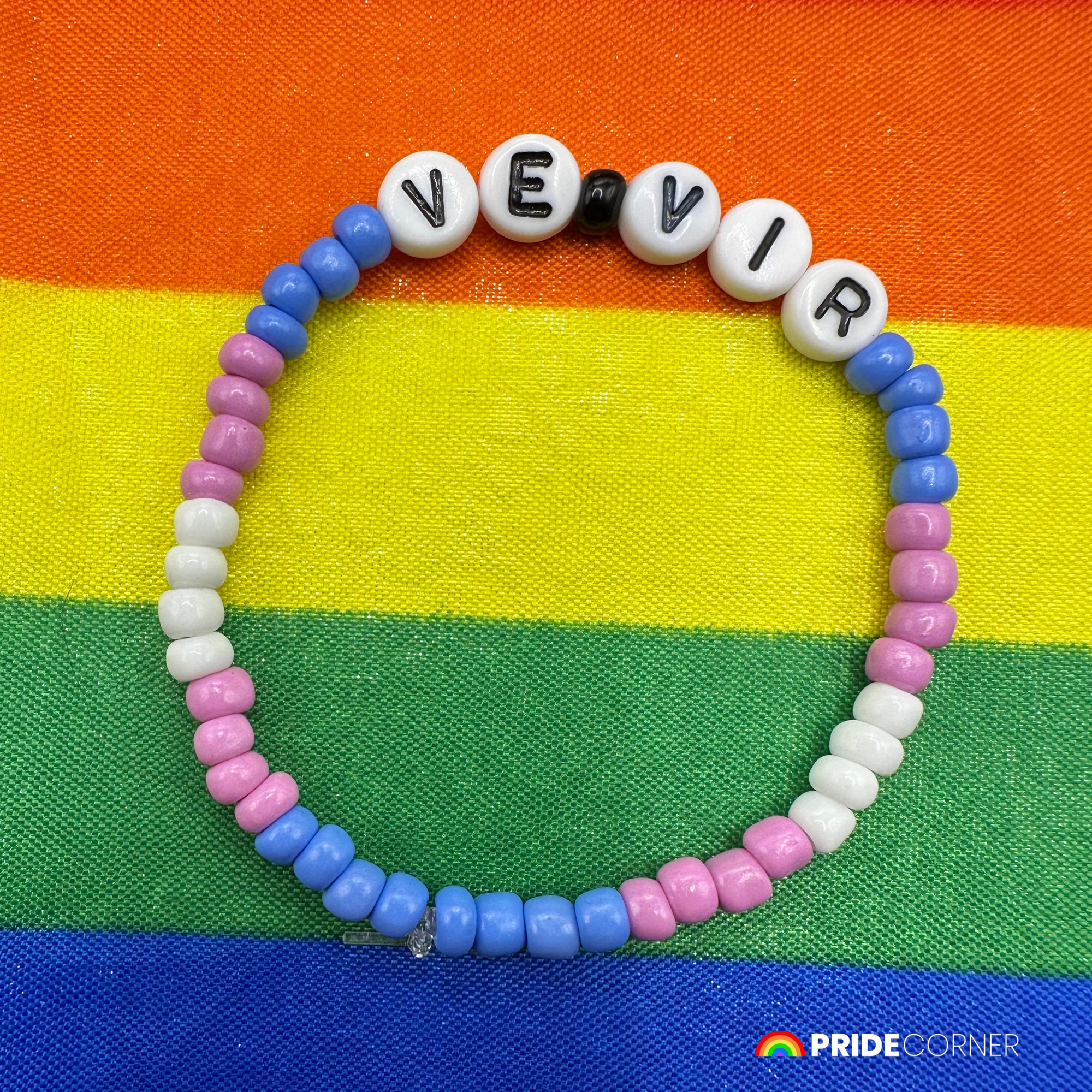 Ve/Ver Pronoun Bracelets | LGBTQIA+ Pride Beaded Jewellery