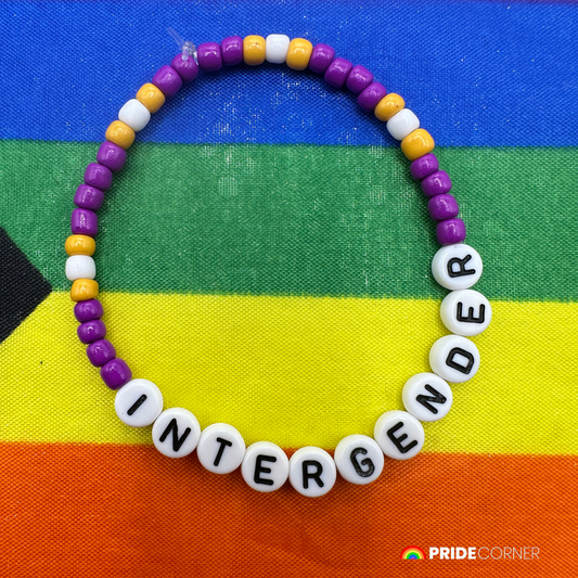 Intergender Beaded Bracelets | LGBTQIA+ Inclusive Pride Jewellery