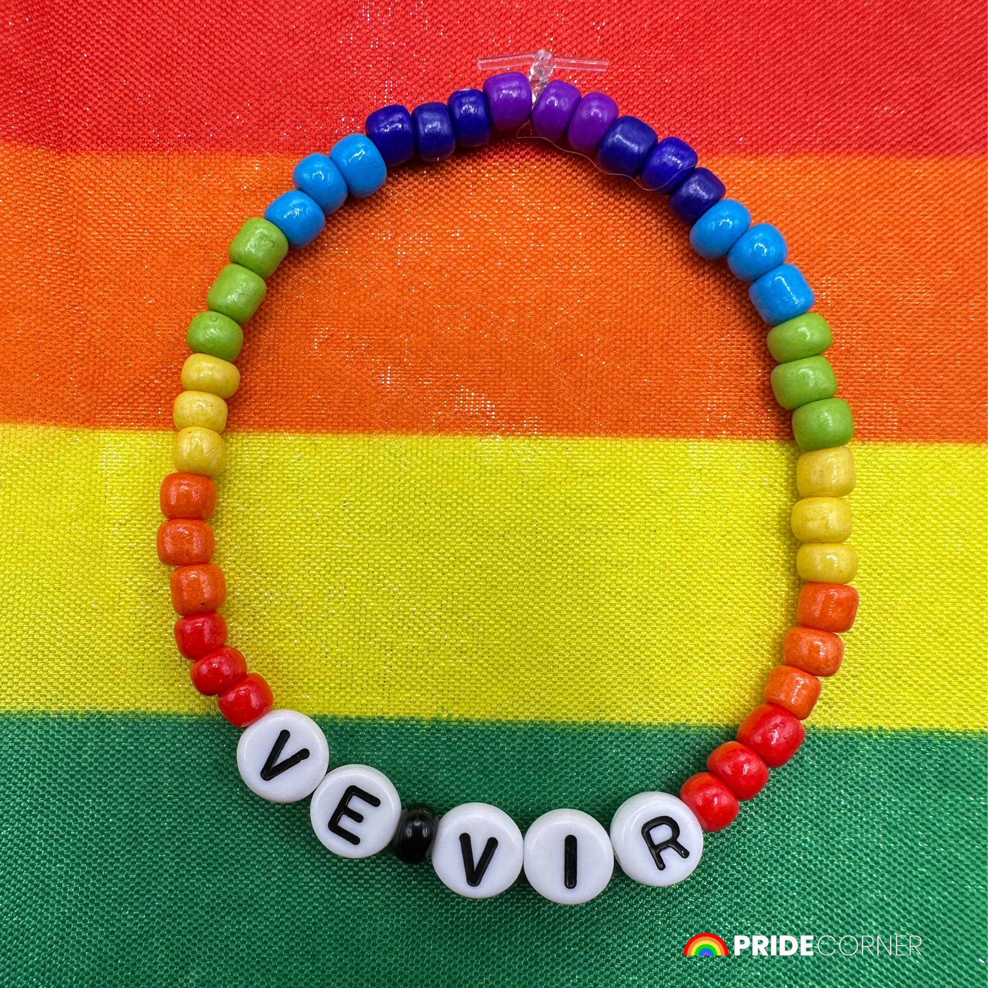 Ve/Ver Pronoun Bracelets | LGBTQIA+ Pride Beaded Jewellery