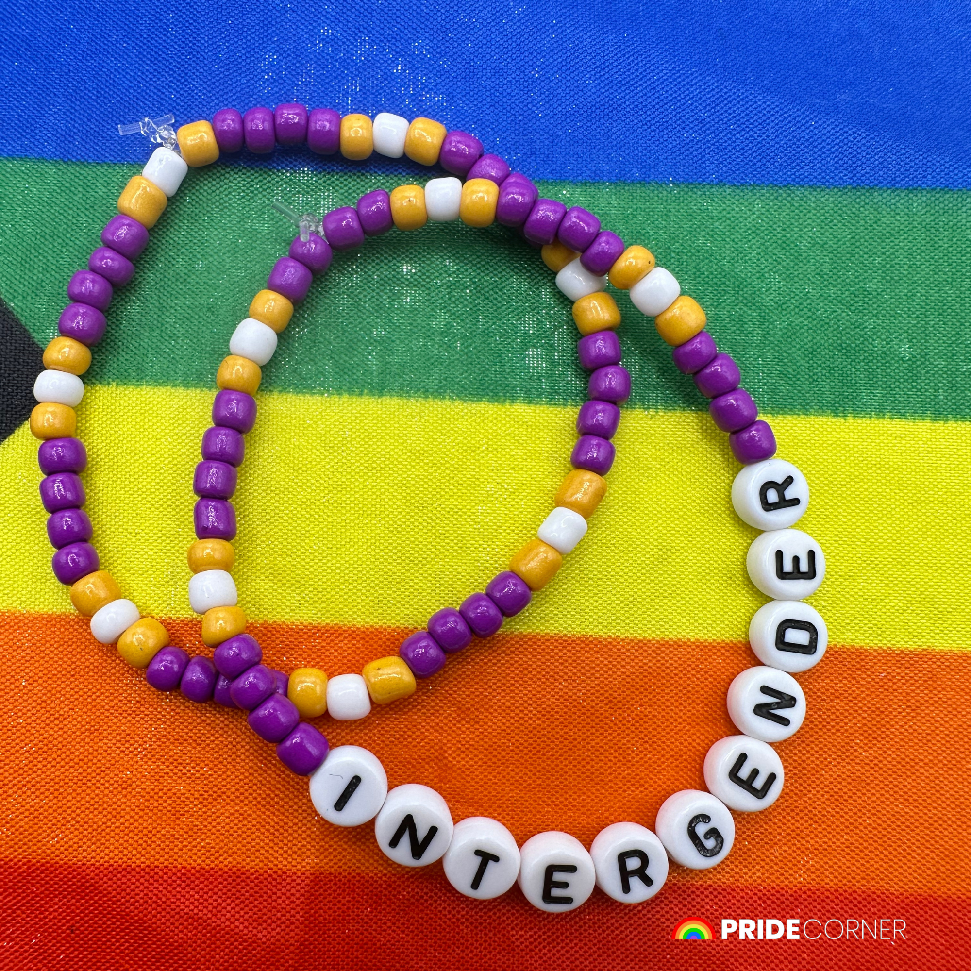 Intergender Beaded Bracelets | LGBTQIA+ Inclusive Pride Jewellery