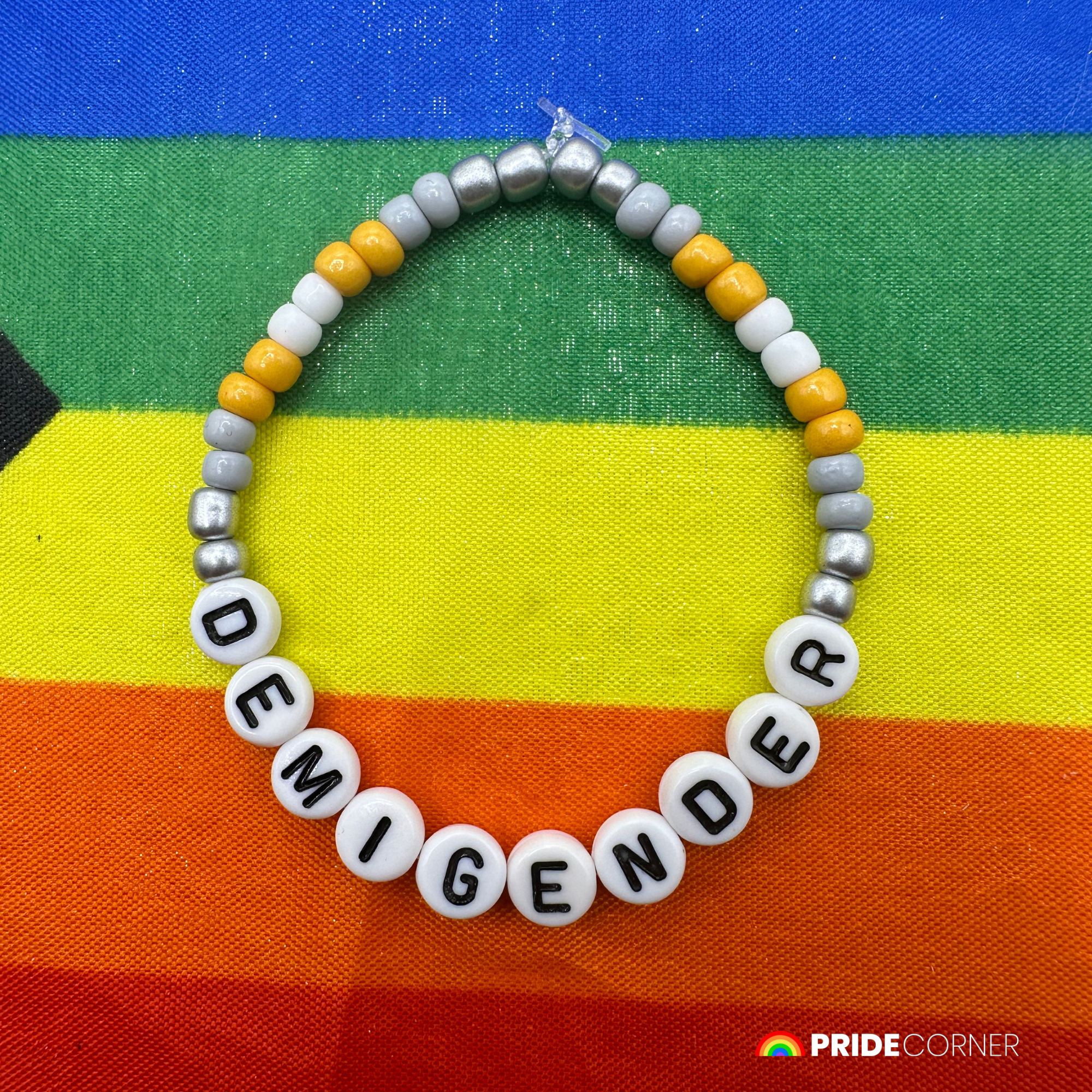 Demigender Beaded Bracelets | LGBTQIA+ Inclusive Pride Jewellery
