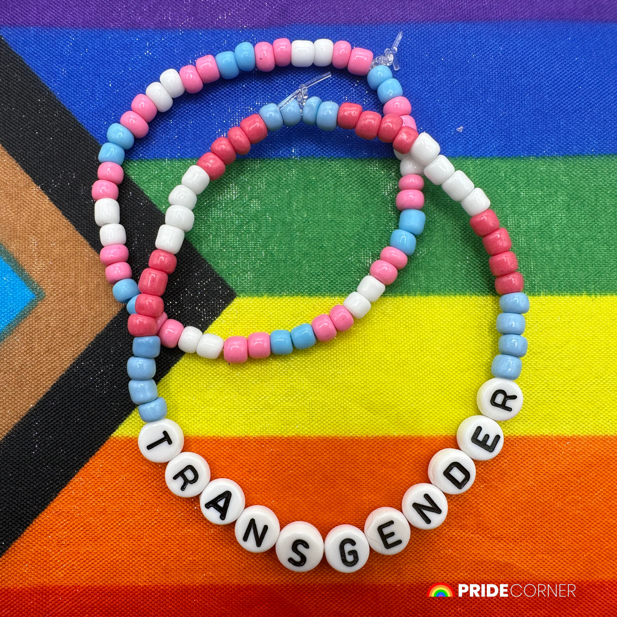Transgender Beaded Bracelets | LGBTQIA+ Inclusive Pride Jewellery