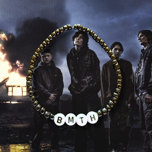 "BMTH" Bring Me The Horizon Beaded Bracelet | LGBTQIA+ Supporting Jewellery