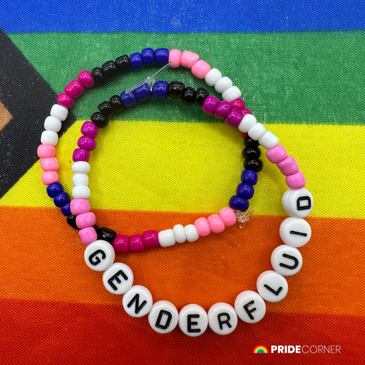 Genderfluid Beaded Bracelets | LGBTQIA+ Inclusive Pride Jewellery