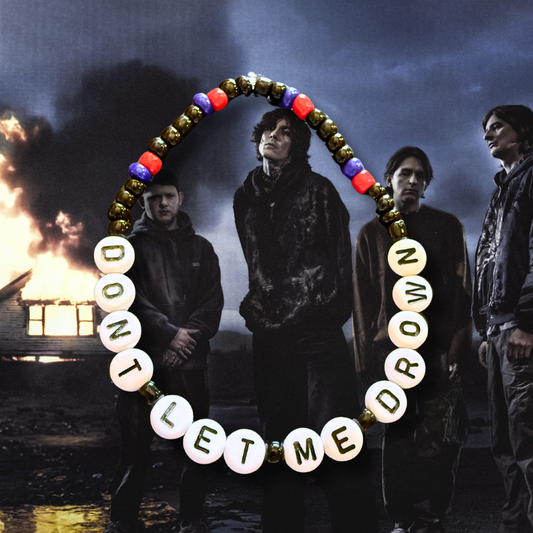 "Don't Let Me Drown" Bring Me The Horizon Beaded Bracelet | LGBTQIA+ Supporting Jewellery