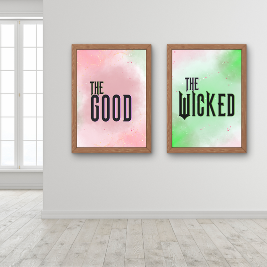 The Good & The Wicked Wall Art Print Set – 8x10 Digital Downloads | LGBTQIA+ Supporting Prints